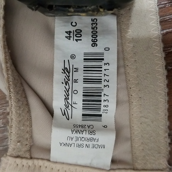 (44C) Exquisite Form Lace Eyelet Casual Neutral Classic Minimalist Padless - Picture 5 of 6